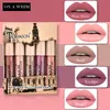 TEAYASON 5pcs Nude Matte Liquid Lipstick Set Sexy Red Velvet Lip Gloss Waterproof Long Lasting Makeup Lips Tint Cosmetic Beauty