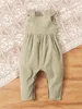 Baby Ruffle Trim Button Detail Jumpsuit SHE