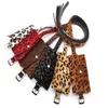 Cinture Street Shoot Catwalk Show Decorazione per crine di cavallo leopardo Tasca per cintura staccabile Borsa per cellulare a duplice uso da donna