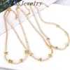 5Pcs Fashion lover mama letter shiny cz micro pave necklace Mother's Day gifts jewelry