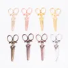 20pcs 6025MM Antique Silver color scissors charms vintage bronze scissors pendant for bracelet earring necklace diy jewelry8621400