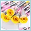 Decorative Flowers Home Deco El Supplies & Garden Artificial Soap Rose Valentines Day Gifts Wedding Flower Party Favors Decorations Bridal B