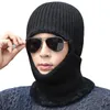 NUOVOWinter Knit Full Faces Mask Warmer Cappelli Thermal Windproof Balaclava Cold Weather Hat Fodera per casco Full Face Caps Men Cap by sea CCE11143