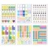 Essentials Planner Stickers Fridge Magnets Theme Monthly Weekly Calendar Encourage Planning Decoration Memo Sticker Creative