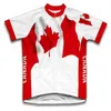 2021 캐나다 이스라엘 세계 플래그 짧은 소매 사이클링 저지 남자 사이클링 저지 의류 Maillot 산악 자전거 의류 통기성