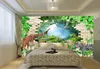 2021 Custom 3d Wallpaper Animal Jungle Muurdocumenten Home Decor Woonkamer Slaapkamer Landschap Achtergrond Muurschildering