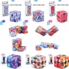 17 Camo Infinity Mini Toys Kids Magic Blocks Adults Anxiety Stress Relief Decompression