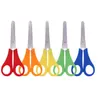 Wholesale Plastic kids safety scissors DIY scale ruler scissor child stationery office student shears