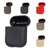 Custodie in pelle PU per Apple Airpods Pro Custodia protettiva Air Pods Custodia per auricolari Bluetooth wireless con portachiavi con chiusura a gancio