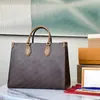 Luxurys Designer Womens Handtaschen Geldbörsen Einkaufstasche mit Datum Code Klassische braune Buchstaben Drucken Monogr Leder Top Qualität Luis Vton Tote Bags