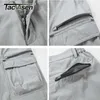 TACVASEN Men's Summer Casual Shorts Lightweight Multi-pockets Military Work Cargo Straight Loose Hike Camp 30-40 210714