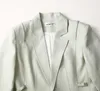 Haileys gleiche hellgrasgrüne Mode-Schnürung mit Gather-Taille, offener Anzug, Mantel für Damen, Luxus-Markenkleidung, Blazer-Jacke, H0917