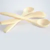 500pcs/lot Bamboo Jam Spoon Baby Honey Spoon Coffee Spoon Delicate Kitchen Using Condiment Small scoop 13*3cm Teaspoon wholesale