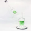 incredibile funzione bong vetro narghilè pipa ad acqua pipa con 2 percs ciotola 18 8mm giunto maschio gb290