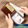 Short Style Vintage Portable Wallet Manufacturer Price Genuine Leather Wallet