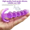 Vetiry anal perles jelly plug fross g-spot masseur de prostate silicone adultes toys pour femmes hommes gay produits érotiques