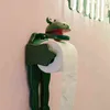 Treative FrOG в форме ванной бумаги держатель полотенца смешной туалетной бумаги держатель ткани висящая стойка деревянная полка бытовая твердая древесина H1112