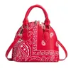 Mode Frauen Shell Geldbörsen und Handtaschen für Mädchen Leder Chinesischen Nationalen Stil Blume Umhängetaschen Eltern-kind-Umhängetasche