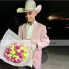 Traje de novio para boda 2022 دعوى quinceanera for boy الرجال العريس البدلات الرسمية ذروة التلبيب خياط ضئيلة صالح السترة