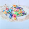 Creative Beach Shoes Flip Flop Charms Pendant For Women Girls Making jewelry DIY Necklace Keychain Earings Decoration