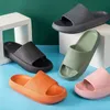 Pillow Slides Slippers Comfy Shoes Non-slip Bathroom Home shoesThicked Bottom Womens sandals Summer Flip flops 210611