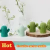 Creatieve Cactus Kaars Handgemaakte Soja Wax Voor Home Decor Po Props Diy Kaars Verjaardagscadeau Souvenir ZC6849673310
