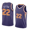 Mens Basketball Booker 1 Paul 3 Ayton 22 maillots cousus usine de haute qualité en gros S M L XL XXL