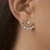 dos de boucle d'oreille en or