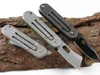 1Pcs Pocket Folding Knife 5Cr15Mov Black Coating/Stone Wash Blade G10 + Stainless Steel Handle EDC Knives With Retail Box