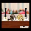 Autres événements Fournitures de fête Accueil Jardin Drop Livraison 2021 Gold Sier Main Outil de fête de Noël Habillez-vous comme Santa Claus Christmas Bell Rattle Ye