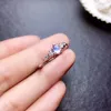 Cluster ringen romantische maansteen edelsteen ring voor vrouwen zilveren sieraden maan licht meisje zachte karakter verjaardag partij lover's geschenk