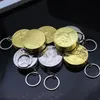 New Metal Butane Gas Cigarette Camping Lighter Inflated Jet Pendant Coin Bar One Dollar Shape Smoking Lighter Keychain Gift for Man