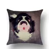 19 designs Animal Pillow Case French bulldog Dog cat Cushion cover Linen Throw Pillowcases sofa office Car home decoration LLD12551