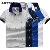 gedrukte golf-shirts