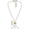 Кулон Ожерелья 2021 Открытый алмаз Po Box Бабочка Ожерелье в форме сердца All-Match Fashion Design Gifts для женщин