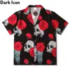 Schello floreale Sicella Hawaiian Men Summer Streetwear da uomo Polo da uomo Thin Magliette per uomo 210603
