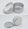 2.6oz 80 ml cosmetische aluminium tikken doos lege blikjes uitgehold gat cover deksels voor luchtverfrisser