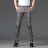 패션 streetwear 남성 의류 7 색 망 스트레이트 슬림 캐주얼 바지 바지 트렌드 블랙 격자 무늬 바지 남성