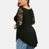 Chemisier en dentelle d'été Femmes Casual Demi-manches O Cou Chemise Mode Dames Tops Tunique Blouses Blusa Feminina Plus Taille L-5XL 210719