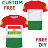 T-shirts hommes Kurdistan Nation Kurde Kurde Drapeau T-shirt Creative Col rond Couleur unie Graphique Dalkurd Ff pour hommes Casual311u