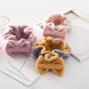 Fermagli per capelli Barrettes Soft Coral Fleece Bow Bands Accessori per turbante Fasce per capelli per le donne Lavare il trucco per il viso Fasce per ragazze Regalo di Natale