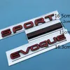 Sport Evoque Letters Emblem Bar -logotyp för Land Range Rover SV Autobiografi Ultimate Edition Bar Badge Car Styling Trunk1134948