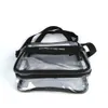 PCV Materiał Torba Messenger 25 sztuk Partia USA Lokalny Magazyn Przezroczysty Sheer Glassy Clear Sprzęgła Nic do zobaczenia Lato Moda Flap Crossbody Domil106-360