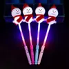 Glow Sticks LED Party Christmas Magic Wand Stick Knipperende Concert Holiday Decor levert Home Snowman Xmas Must-Haves! C3