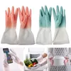 Disposable Gloves 1 Pair Waterproof Rubber Latex Dishwashing Kitchen Cleaning S M L Housekeeping Glove