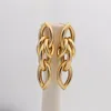 Dangle Chandelier Aensoa Schmuck für Frauen Gold Farbe Metall Geometrische Ohrringe Ungewöhnlicher langer Tropfen 2021 Trendkette Geschenk5831345