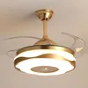 Plafondventilatoren Noordse luxe fan lamp slaapkamer decor modern voor woonkamer ventilador de techo bc50dd