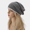 Men's Women's Winter Hat Solid Thin Ear Warm Beanies Caps Male Female Autumn Winter Outdoor Beanie Hats New