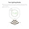 PIR Motion Sensor Led Night Light med digital tid Väggklocka USB Uppladdningsbar lampa för badrumsdekoration 211110