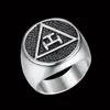 Antique Royal Arch Masonic Mason Rings For Men Women Polished SurfaceTrendy 316 Stainless Steel Classic Letter Cluster2603430